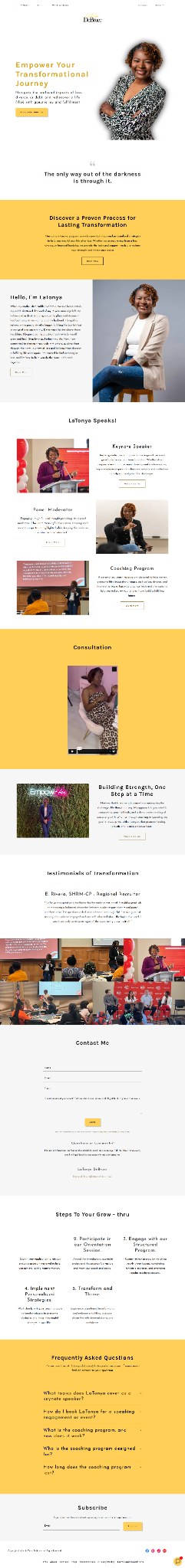 Latonya Speaks project